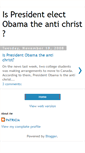 Mobile Screenshot of antichristornot.blogspot.com