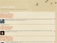 Tablet Screenshot of lumierecharity.blogspot.com