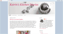 Desktop Screenshot of katrinskitchendiaries.blogspot.com