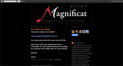 Desktop Screenshot of grupomagnificat.blogspot.com