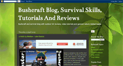 Desktop Screenshot of bushcraftandsurvivalskills.blogspot.com