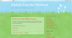 Desktop Screenshot of madtoad.blogspot.com