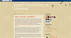 Desktop Screenshot of impact-of-technology.blogspot.com