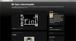 Desktop Screenshot of miopiointerminable.blogspot.com