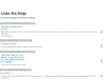 Tablet Screenshot of lixaodosblogs.blogspot.com