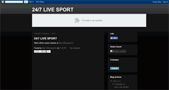 Desktop Screenshot of 247livesport.blogspot.com