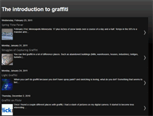 Tablet Screenshot of introductiontograffiti.blogspot.com