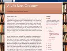 Tablet Screenshot of lalifelessordinary.blogspot.com