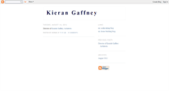 Desktop Screenshot of kierangaffney.blogspot.com