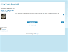 Tablet Screenshot of erratzukokontuak-ballarena.blogspot.com