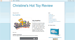 Desktop Screenshot of christineshottoyreview.blogspot.com