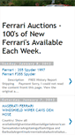 Mobile Screenshot of ferrariauctions.blogspot.com