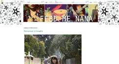 Desktop Screenshot of feedmenana.blogspot.com