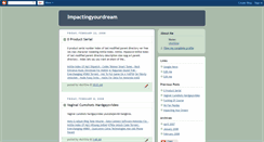 Desktop Screenshot of impactingyourdream.blogspot.com