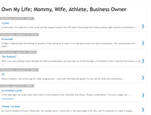 Tablet Screenshot of ownmylife.blogspot.com