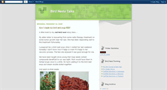 Desktop Screenshot of bird-nest-talks.blogspot.com
