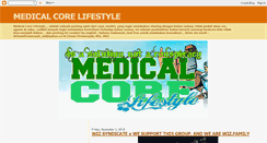 Desktop Screenshot of medcorelifestyle.blogspot.com