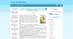 Desktop Screenshot of latest-gadgets-news.blogspot.com
