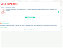 Tablet Screenshot of cuerpospoliticos.blogspot.com