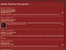 Tablet Screenshot of emiliosanchezenterprises.blogspot.com