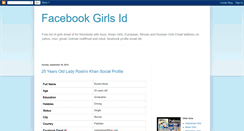 Desktop Screenshot of girlsemailid.blogspot.com