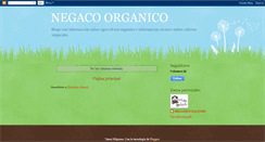 Desktop Screenshot of negacoorganico.blogspot.com