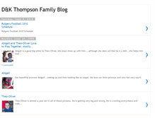 Tablet Screenshot of dkthompsonfamilyblog.blogspot.com