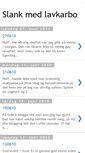 Mobile Screenshot of lavkarbo-slankeren.blogspot.com