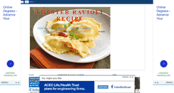 Desktop Screenshot of lobster-ravioli-recipe.blogspot.com