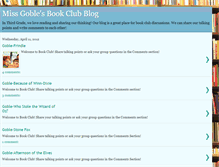 Tablet Screenshot of missgoblesbookclub.blogspot.com
