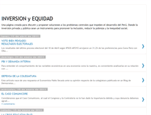 Tablet Screenshot of inversion-equidad.blogspot.com