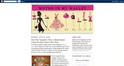 Desktop Screenshot of mothsinmywallet.blogspot.com