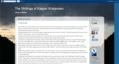 Desktop Screenshot of kaspertoftkristensen.blogspot.com