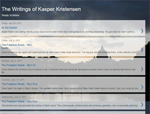 Tablet Screenshot of kaspertoftkristensen.blogspot.com