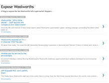 Tablet Screenshot of exposewoolworths.blogspot.com
