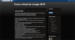 Desktop Screenshot of cursovirtualdecirugia.blogspot.com