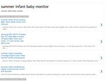 Tablet Screenshot of bestsummerinfantbabymonitor-reviews.blogspot.com