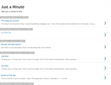 Tablet Screenshot of justaminutedeluxx.blogspot.com
