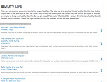 Tablet Screenshot of ourbeautylife.blogspot.com