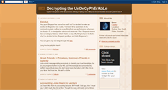 Desktop Screenshot of cypher101.blogspot.com