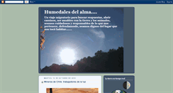 Desktop Screenshot of humedalesdelalma.blogspot.com