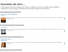 Tablet Screenshot of humedalesdelalma.blogspot.com