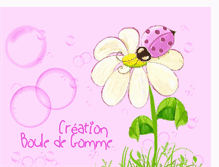 Tablet Screenshot of creationbouledegomme.blogspot.com