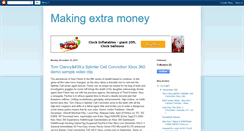 Desktop Screenshot of makingextramoney-s.blogspot.com
