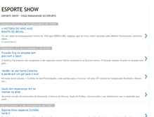 Tablet Screenshot of esporteshow21.blogspot.com