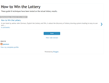 Tablet Screenshot of how-to-win-the-lottery-jzenman.blogspot.com