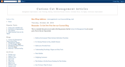 Desktop Screenshot of curiouscatmanagement.blogspot.com