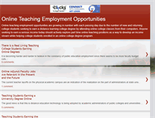 Tablet Screenshot of onlineteachingemploymentopportunities.blogspot.com