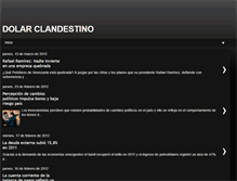 Tablet Screenshot of clandestino-venezuela.blogspot.com