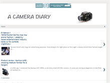 Tablet Screenshot of acameradiary.blogspot.com